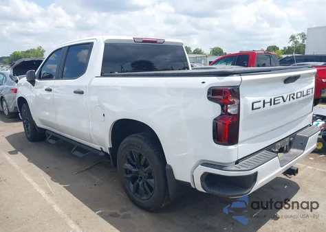 2020 Chevrolet Silverado 1500 2Wd Short Bed Custom из США, поврежденный, VIN 3GCPWBEK2LG429983
